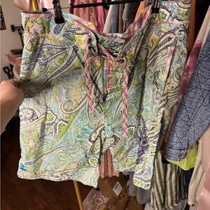 Robert Graham Multicolor Paisley Men Shorts